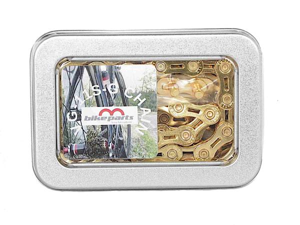 Kette 9/ 10/ 11/ 12-fach gold - Fahrradkette, Schaltkette für 9, 10, 11, 12S Kettenschaltung.