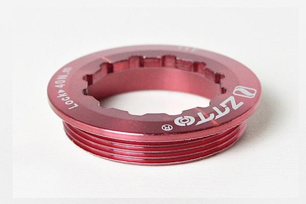 Kassetten Abschlussring rot - Ztto Lock Ring passend für SHIMANO.