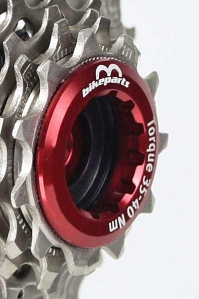 Cassetten Lock Ring red - 35 mm Lockring suitable for SHIMANO.