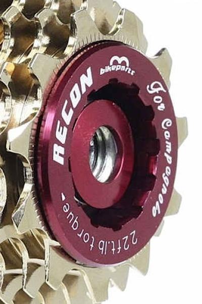 Recon Cassette Lockring - 35mm for Campagnolo red.