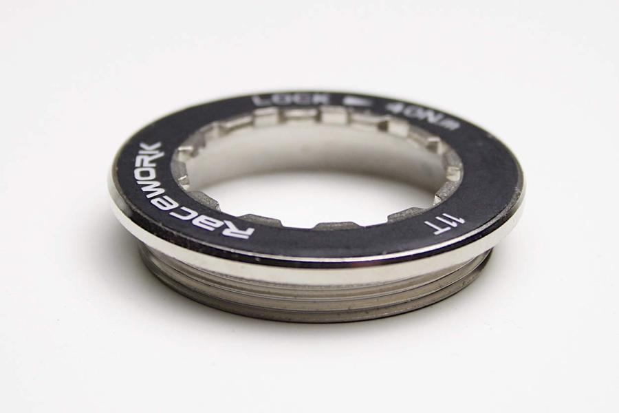 Cassette anillo de bloqueo de plata - Racework anillo de bloqueo para SHIMANO.
