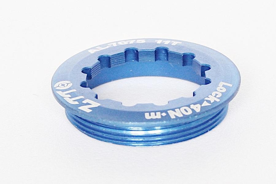 Cassette end ring blue - Ztto lockring suitable for SRAM.