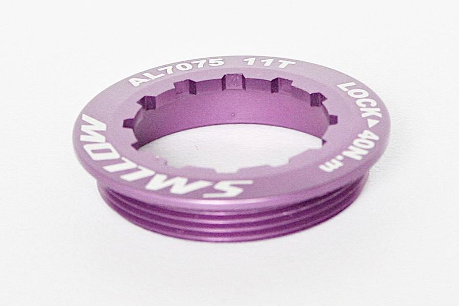 Anneau de blocage de cassette violet - Smllow Lock Ring adapté à SHIMANO.