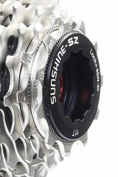 Kassettenverschlussring schwarz - SunShine SZ Lockring für SHIMANO.