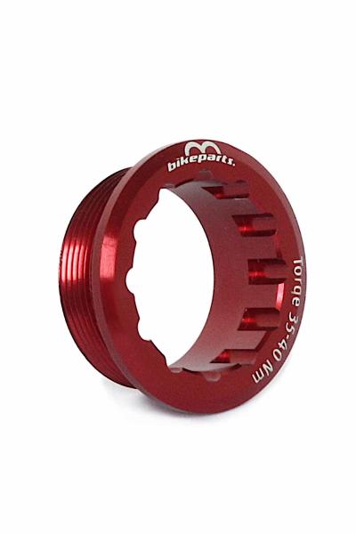 Cassettes Lockring red - Lockring for SHIMANO MICRO SPLINE 12 Speed.